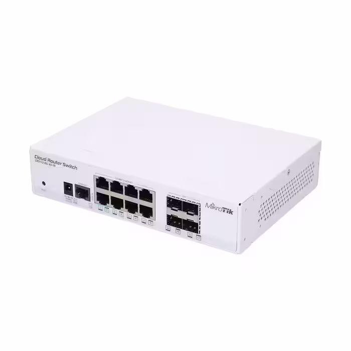 سوئیچ روتر 8 پورت میکروتیک مدل Mikrotik CRS112-8G-4S-IN