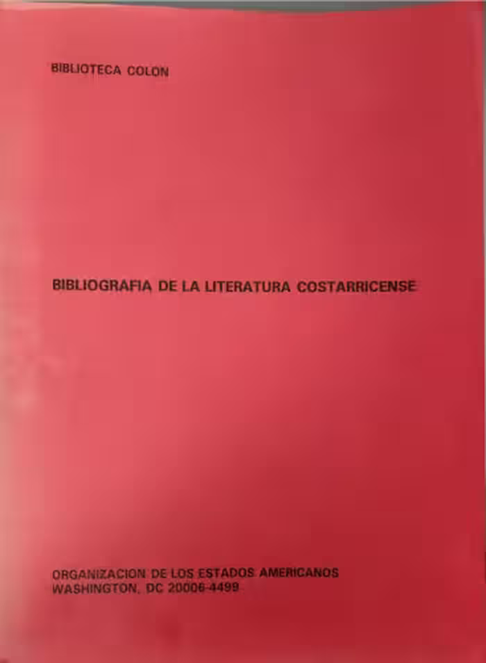 خرید و دانلود نسخه کامل کتاب Bibliografía de la literatura costarricense