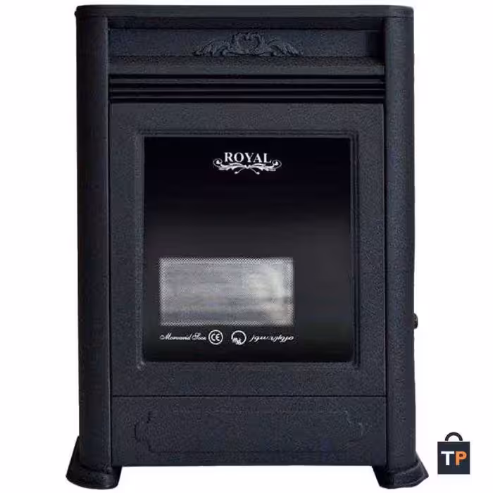 بخاری گازی مروارید سوز شرق طرح شومینه رویال مدل 8000