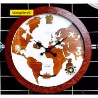 ساعت دیواری چوبی