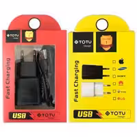 آداپتور شارژر با کابل Type C فست ToTu