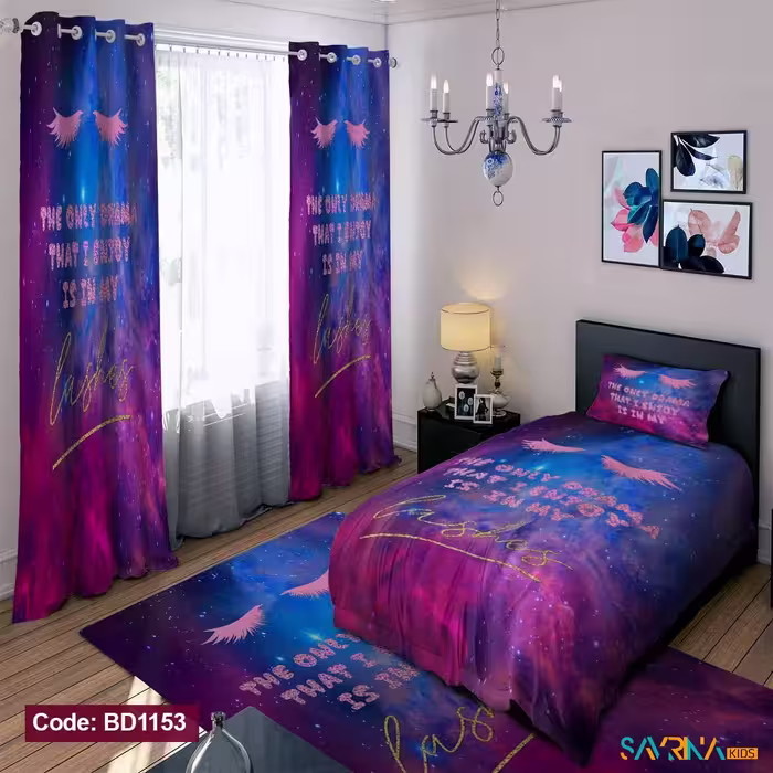 ست اتاق خواب طرح کهکشانی کد BD1153