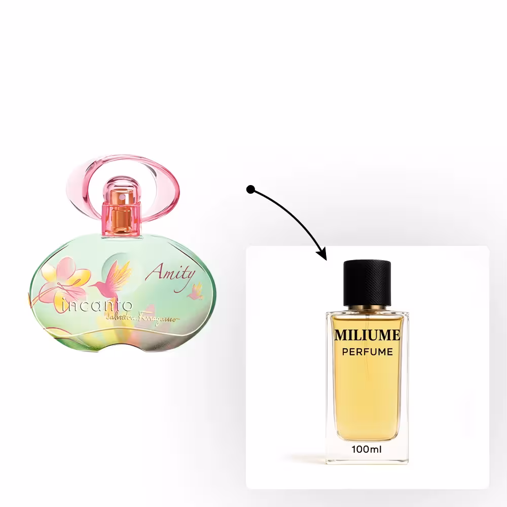 اسانس عطر Salvatore Ferragamo Incanto Amity برند sfa - کد 1820 - سالواتوره فراگامو اینکانتو آمیتی 100ML - میلیوم پرفیوم