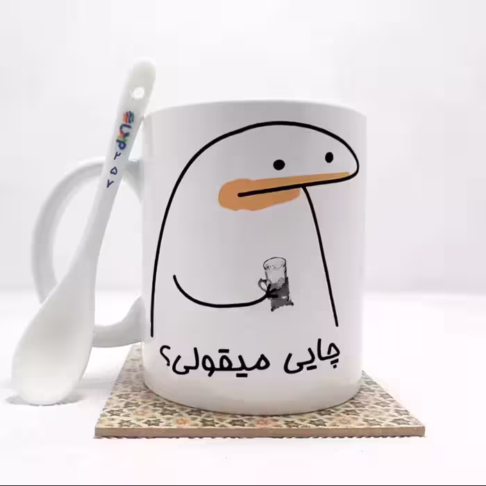 خرید ماگ-لیوان  چایی میقولی بدون .،زیر لیوانی  . کد 257