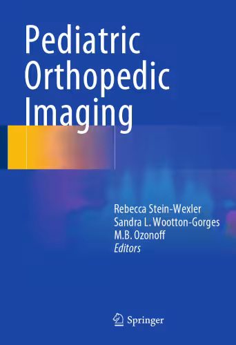 خرید و دانلود نسخه کامل کتاب Pediatric Orthopedic Imaging