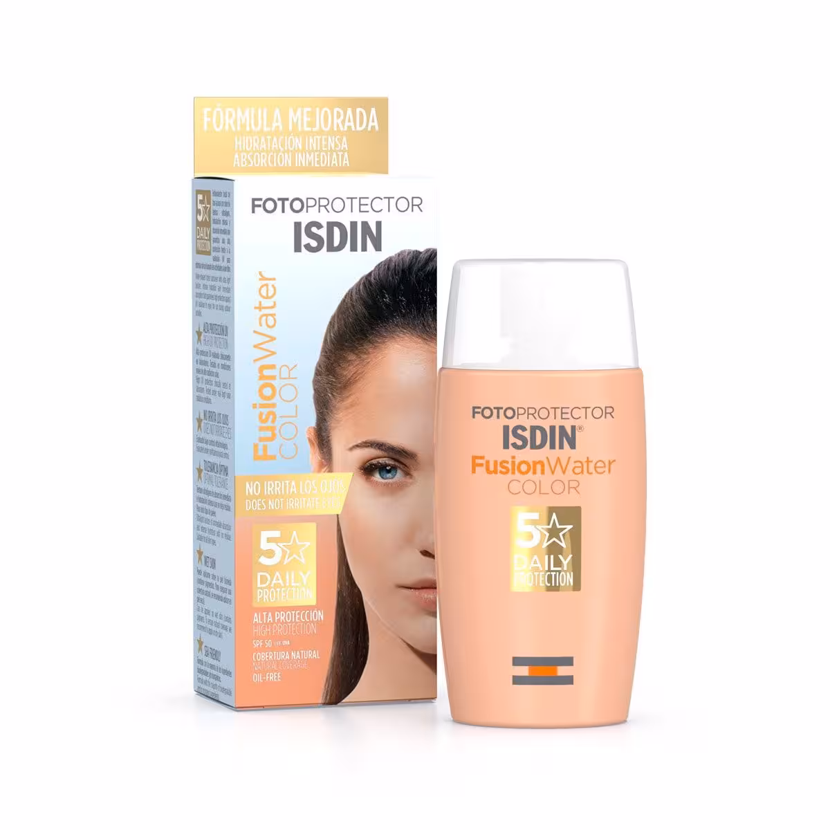 ضدآفتاب ایزدین فیوژن واتر رنگی SPF50 حجم 50 میل