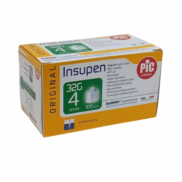 سرسوزن قلم انسولین پیک Pic Solution 4mm