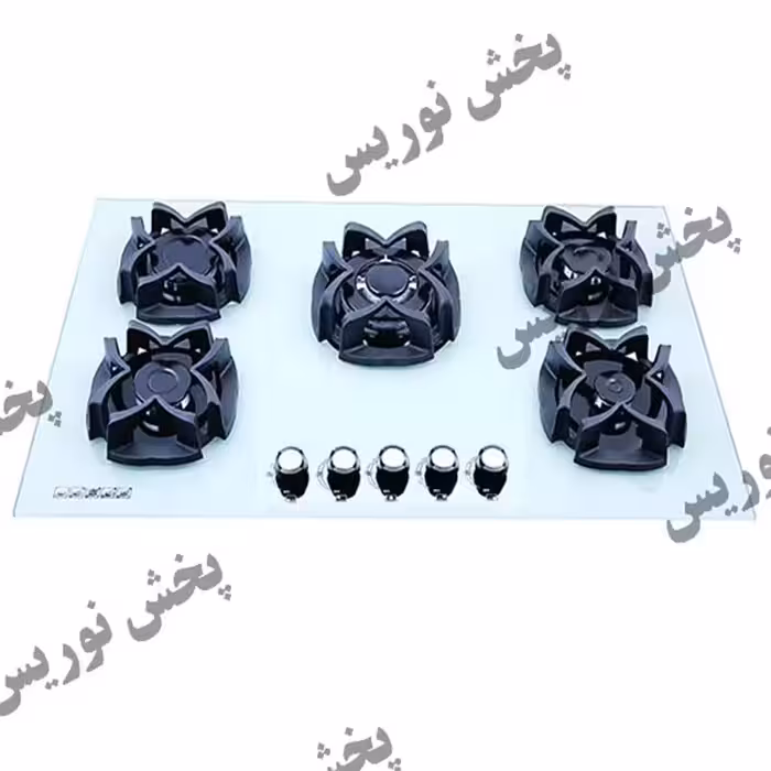 اجاق گاز صفحه ای شیشه ای سفید نوریس مدل NR-T
