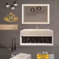 کابینت روشویی لاکچری کابین کد 713