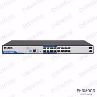 سوئیچ 16 پورت گیگابیت POE دی لینک مدل DGS-F1210-18PS-E