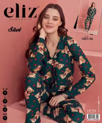 ست لباس خواب راحتی زنانه ترک الیز 1001-26