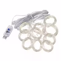 ریسه ال ای دی طرح مفتولی 10 آویز طول 1 متر