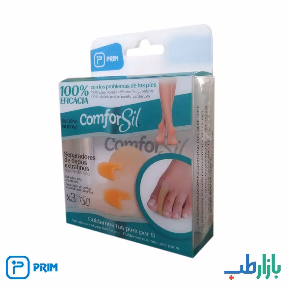 جدا کننده انگشتان پا سه عددی نازک پریم اسپانیا مدل CC206