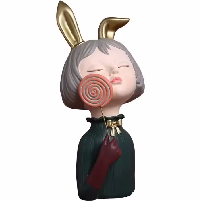 مجسمه دختر آبنباتی