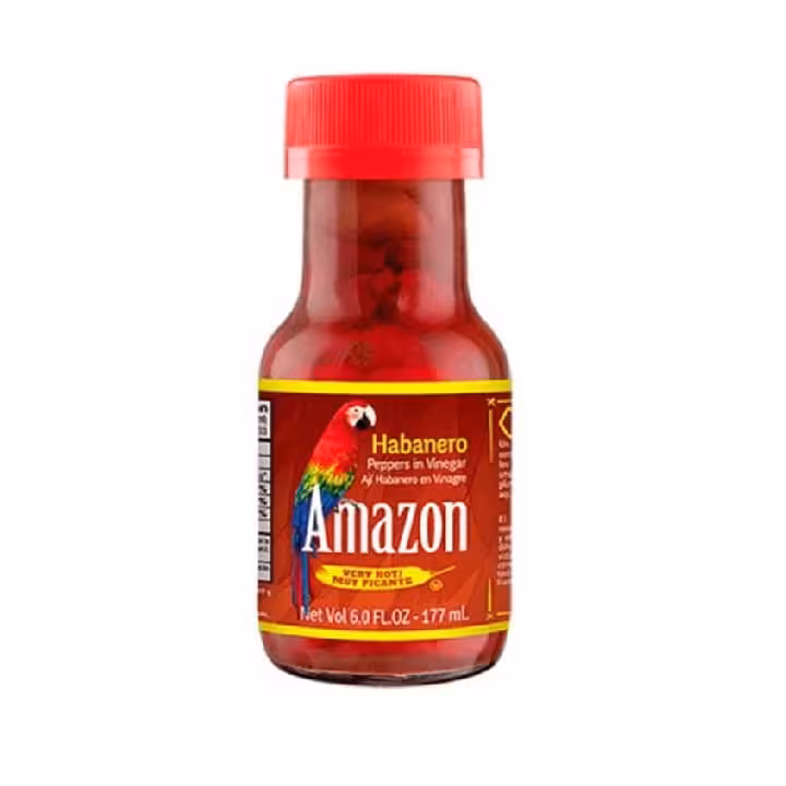 ترشی فلفل هابانرو در سرکه آمازون 177 میلی لیتر