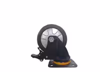 چرخ ورقی S123 گردان ترمزدار قطر 100 میلی متر  ( خرید عمده و کارتونی با بیشترین درصد تخفیف )