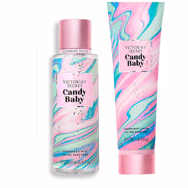 ست بادی اسپلش و لوسیون بدن ویکتوریا سکرت کندی بی بی Victoria's Secret Set Candy Baby