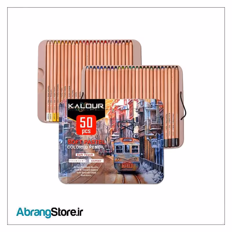 مداد پاستل کالور 50 رنگ