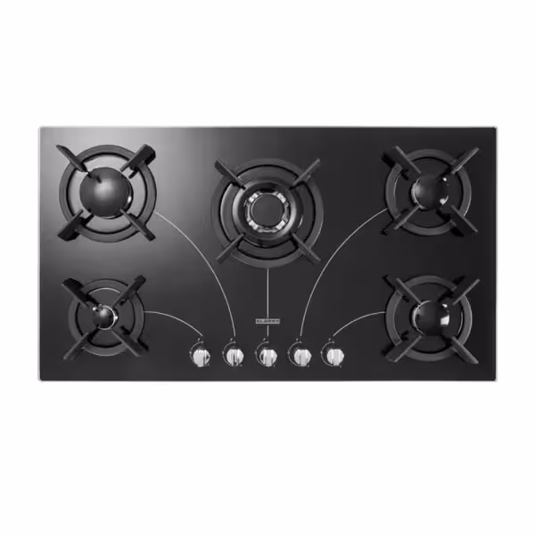 اجاق گاز رومیزی پنج شعله‌ مدل G-5908 استیل البرز