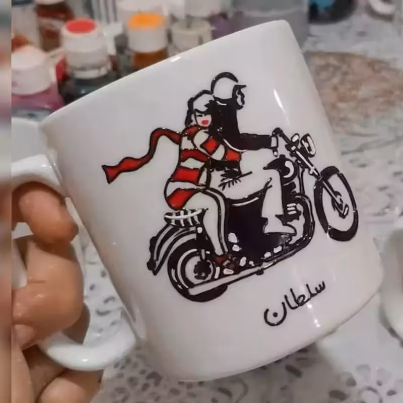 خرید ماگ-لیوان  موتور بازا هدیه عاشقانه  خرید ماگ - لیوان