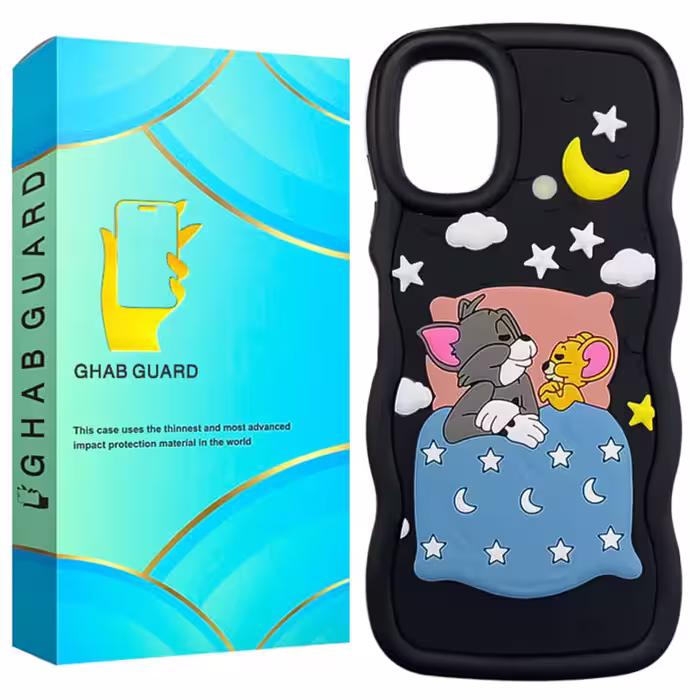 کاور گوشی سامسونگ Galaxy A06 4G قاب گارد طرح تام و جری مدل GT20
