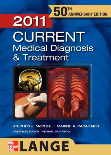 خرید و دانلود نسخه کامل کتاب CURRENT Medical Diagnosis and Treatment 50th Edition 2011 (LANGE CURRENT Series)