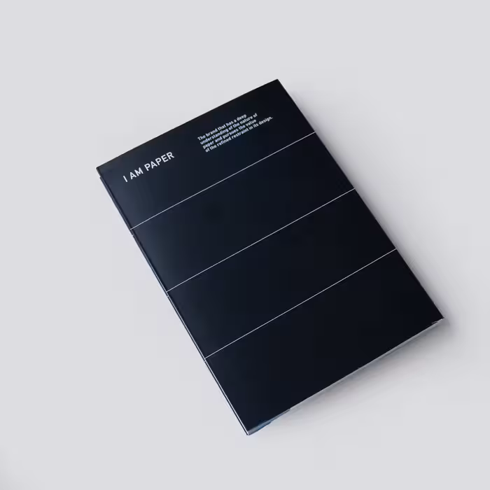 دفتر خط دار راه راه مشکی همین (HAMIN)