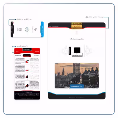 برچسب پوششی ماهوت مدل London City مناسب برای تبلت اپل iPad mini 2 2013 A1491