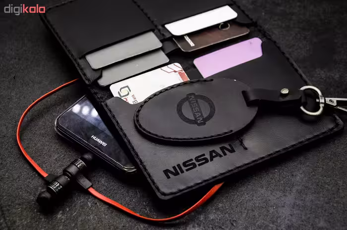ست هدیه چرمینه اسپرت طرح نیسان کد 43027-B