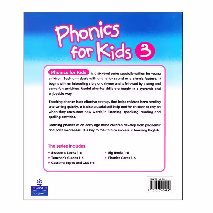 کتاب Phonics For Kids 3 اثر Thomas Gordon And Nathan Shu انتشارات اشتیاق نور