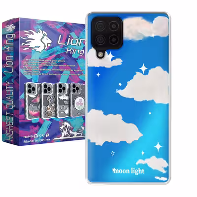  کاور لاین کینگ مدل هولوگرامی Cloud مناسب برای گوشی موبایل سامسونگ Galaxy A22 4G