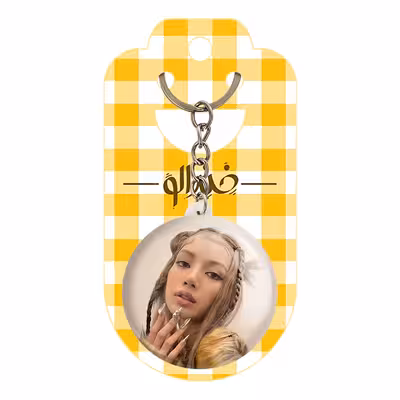 جاکلیدی خندالو مدل لیسا بلک پینک کد 14282