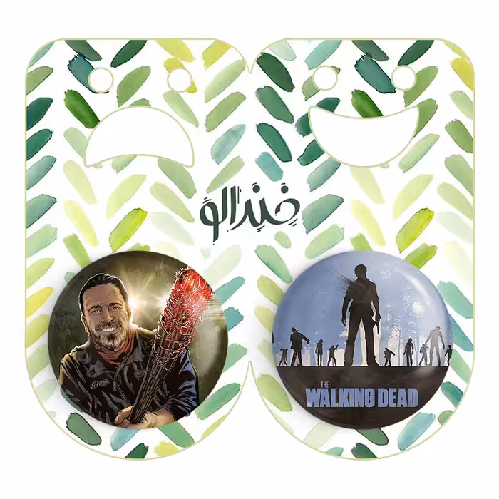 پیکسل خندالو مدل نیگان سریال مردگان متحرک The Walking Dead کد 1019010184 مجموعه 2 عددی