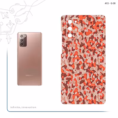 برچسب پوششی ماهوت مدل Red Infantry Army مناسب برای گوشی موبایل سامسونگ Galaxy Note 20