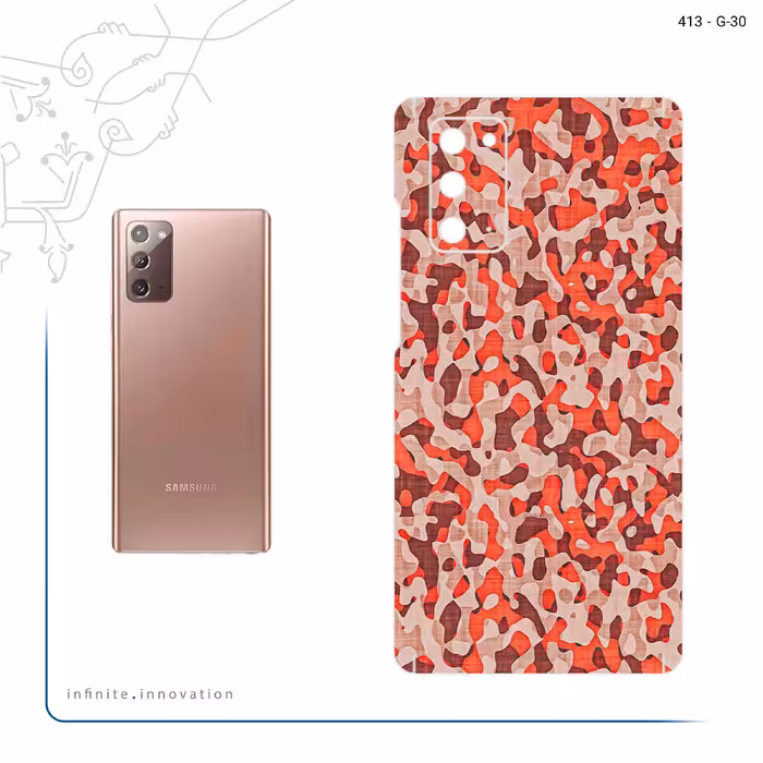 برچسب پوششی ماهوت مدل Red Infantry Army مناسب برای گوشی موبایل سامسونگ Galaxy Note 20