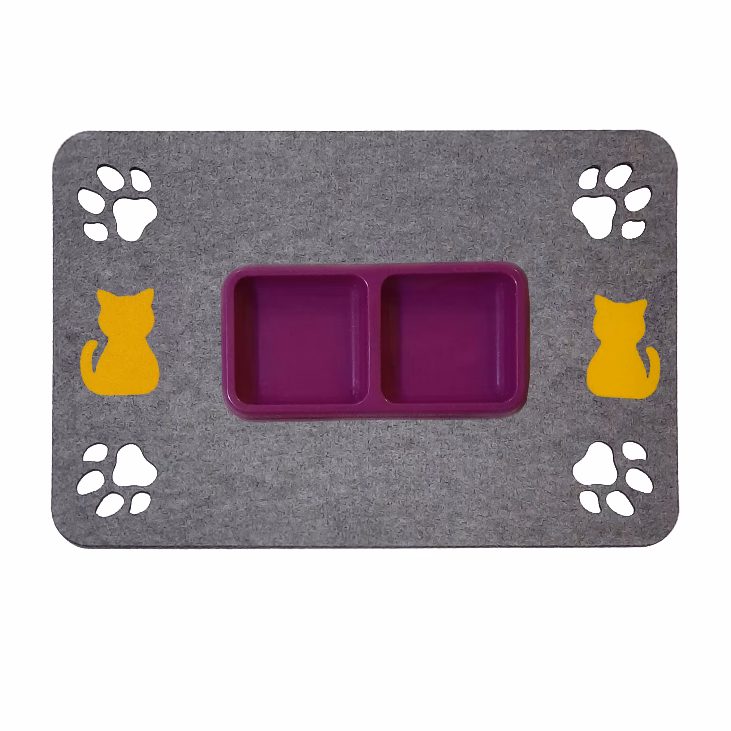 زیرانداز ظرف آب و غذای سگ و گربه مدل 03