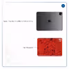 برچسب پوششی ماهوت مدل Red-Flower مناسب برای تبلت اپل iPad Pro 11 (GEN 2) 2020 A2231