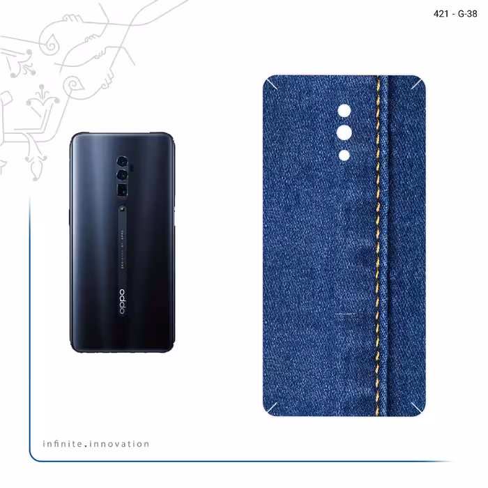 برچسب پوششی ماهوت مدل Fabric Texture 8 مناسب برای گوشی موبایل اپو RENO 10X