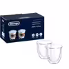 فنجان دلونگی مدل دوجداره Cappuccino کد DLSC311 مجموعه 2 عددی