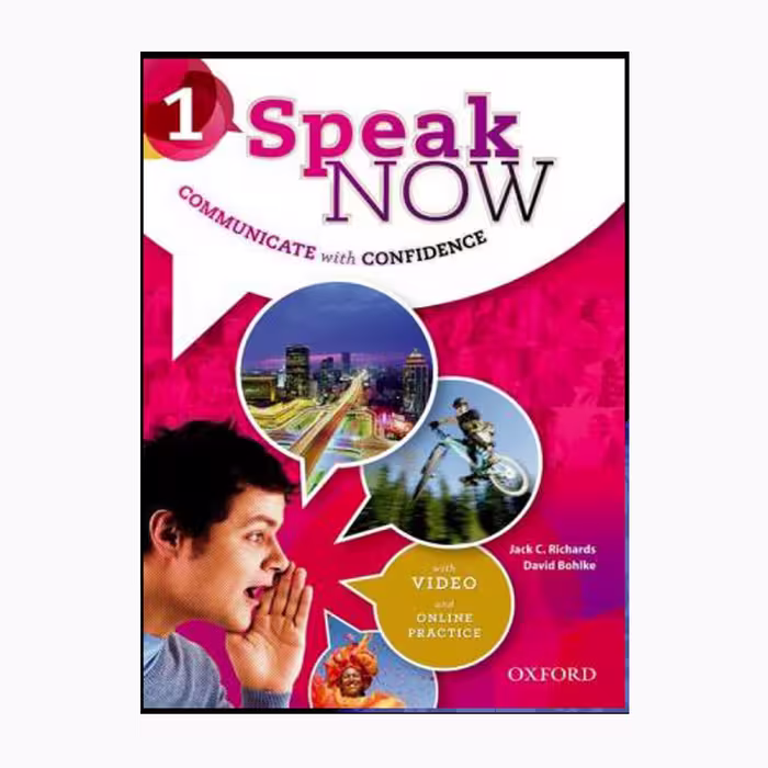 کتاب speak now اثر Jack C. Richards and David Bohlke انتشارات OXFORD دو جلدی