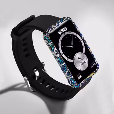 برچسب ماهوت طرح Iran Tile1 مناسب برای ساعت هوشمند هوآوی Watch Fit
