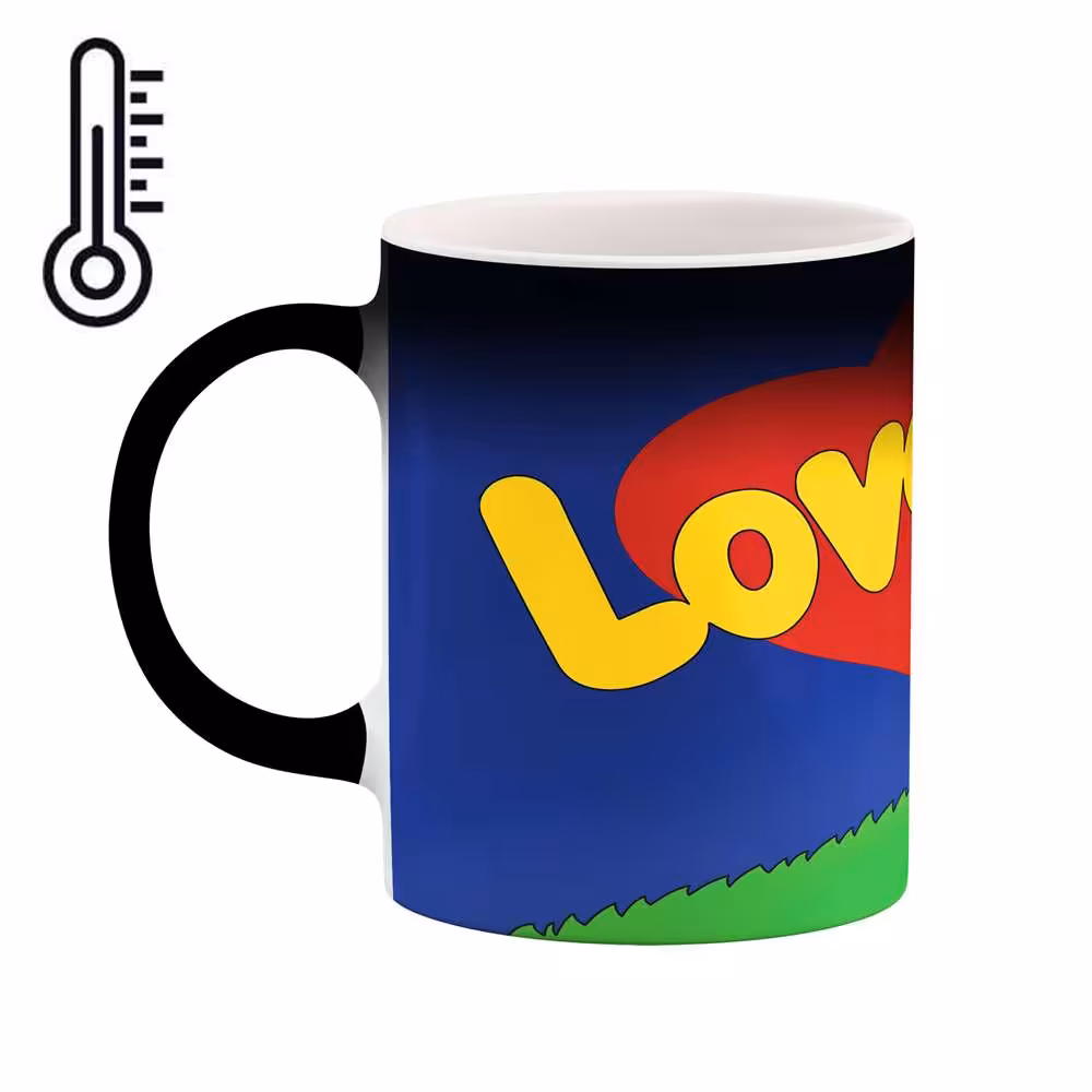 ماگ حرارتی طرح Love is مدل mgh03146