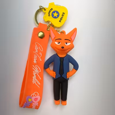 جاکلیدی مدل سیلیکونی طرح روباه پلیس