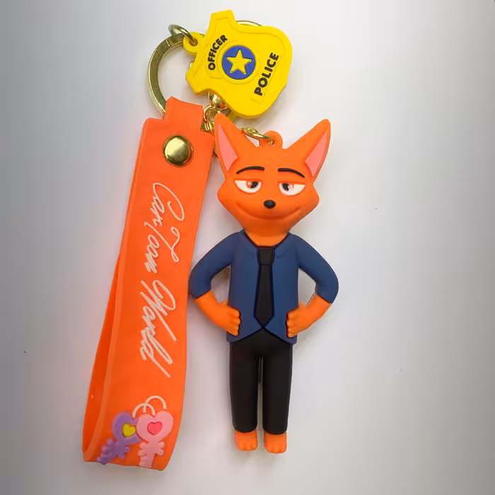 جاکلیدی مدل سیلیکونی طرح روباه پلیس