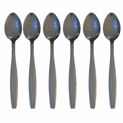 قاشق چای خوری مدل مایزی مجموعه 6 عددی