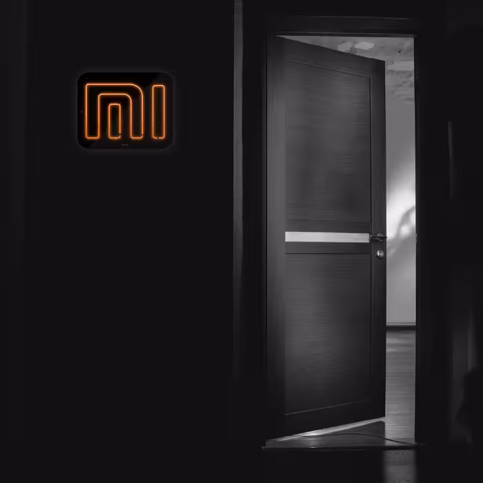 چراغ دیواری نئون دیزاین مدل Xiaomi-BL_ORG