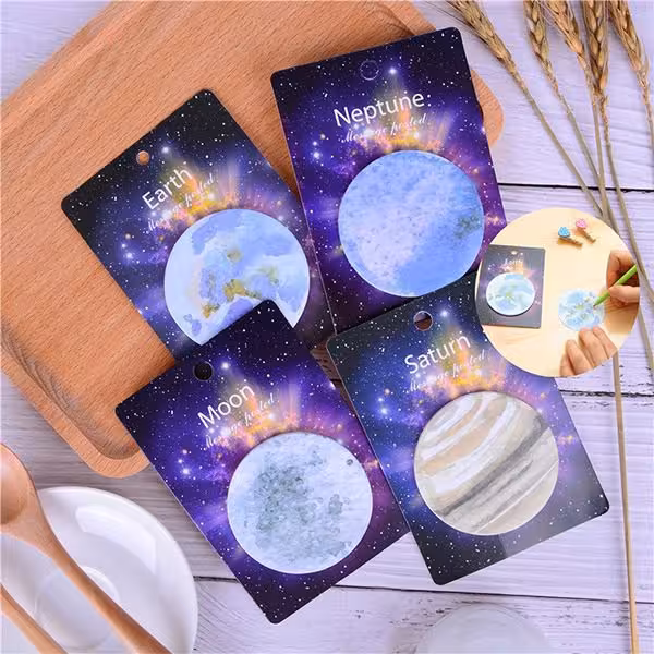 یادداشت برچسبی سیارات Planets Sticky Memo Note