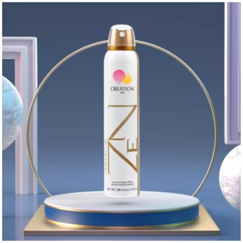 اسپری بدن  کریشن با رایحه 200ZENمیل رایحه زنانه    