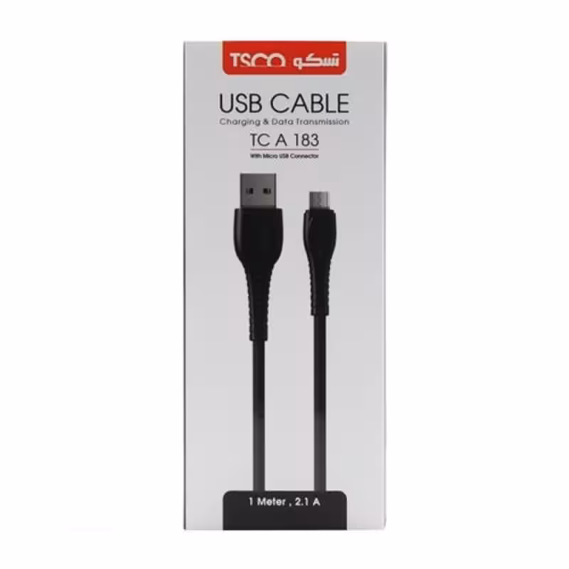 کابل تبدیل USB به Microusb تسکو مدل TC A 183 طول 1 متر