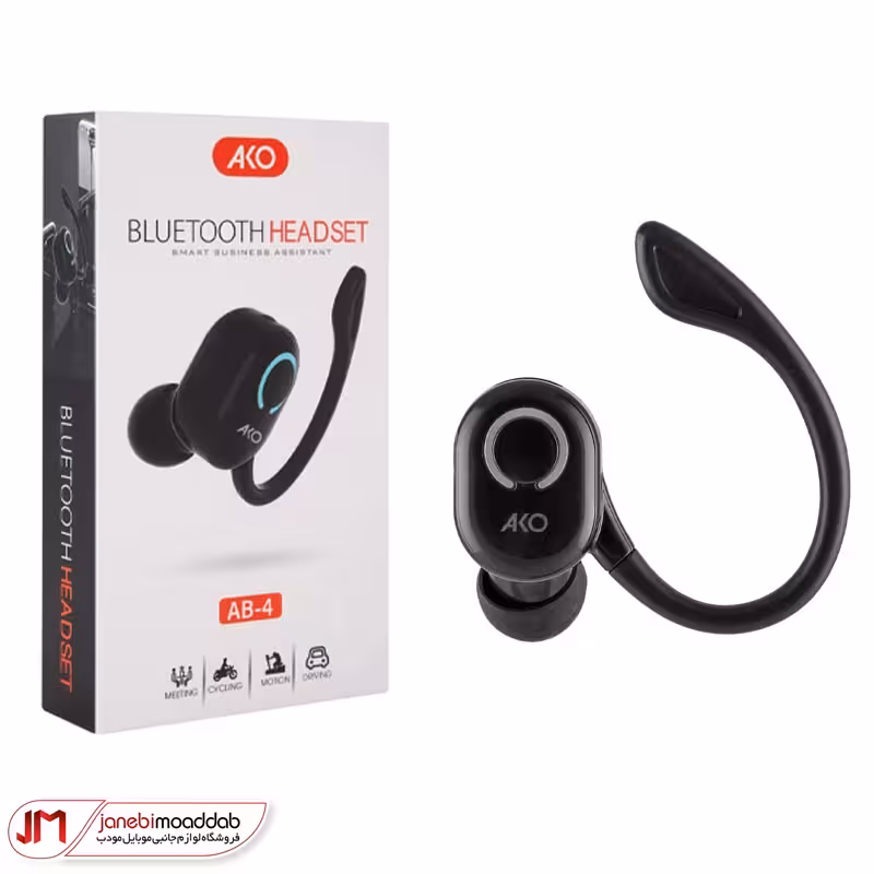 هندزفری بلوتوثی تک گوش برند آکو مدل AB-4